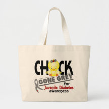 Juvenile Diabetes Chick Gone Grey 2 Bags