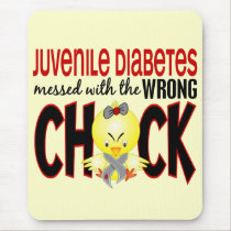 Juvenile Diabetes Messed With The Wrong Chick mousepads