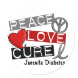 JUVENILE DIABETES stickers