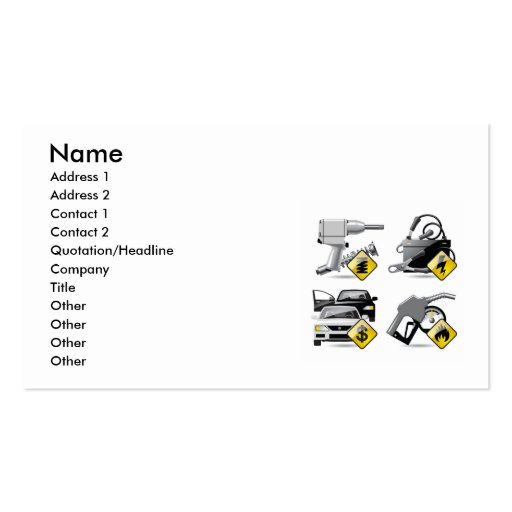 jy1, Name, Address 1, Address 2, Contact 1, Con... Business Card Template