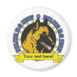 K9 Belgian Malinois magnets