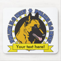 K9 Belgian Malinois Mousepad