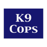 K9 Cops Gifts postcards