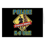K9 Criminals Beware cards