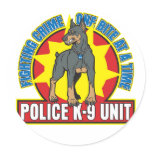 K9 Doberman Bite stickers