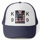 K9 Dutch Sheperd artwork by Carol Zeock hats
