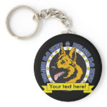 K9 German Shepherd keychains