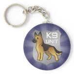 K9 Unit Cartoon German Shepherd keychains
