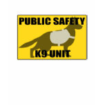 K9 UNIT PUBLIC SAFETY t-shirts