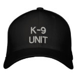 K-9 UNIT embroidered hats
