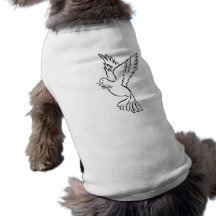 K - Dove of Peace Doggie Shirt