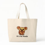 K is for Koala Tote Bag