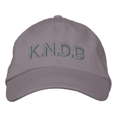 K.N.D.B EMBROIDERED HAT