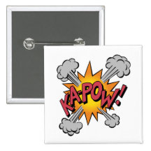 Ka Pow! Cartoon Buttons