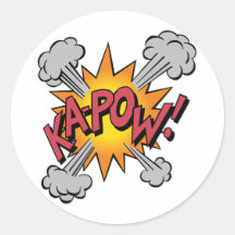 Ka Pow! Cartoon Sticker