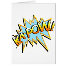 Ka-Pow Greeting Card