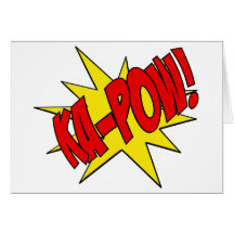 ka-pow greeting card