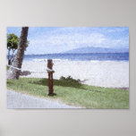 Kaanapali Beach, Maui, Hawaii Print