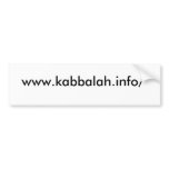 Kabbalah Bumper Sticker bumper stickers