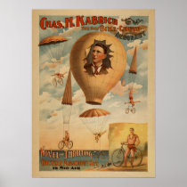 KABRICH Bike - Chute Aeronaut VAUDEVILLE Poster