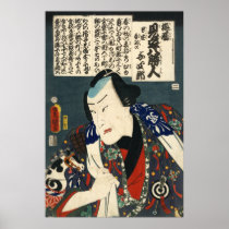 Kabuki Actor by Kunisada Utagawa Poster