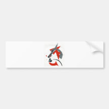 Kabuki Catzen Bumper Stickers