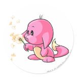 Kacheek Pink stickers