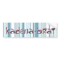 Kadena Brat Bumper Sticker #3