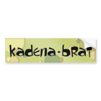 Kadena Brat Bumpersticker #2 Bumper Stickers