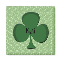 Kai Shamrock Name Magnet