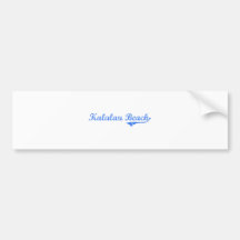 Kalalau Beach Hawaii Classic Design Bumper Sticker
