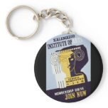 Kalamazoo Institute of Arts  - WPA Poster - Keychain