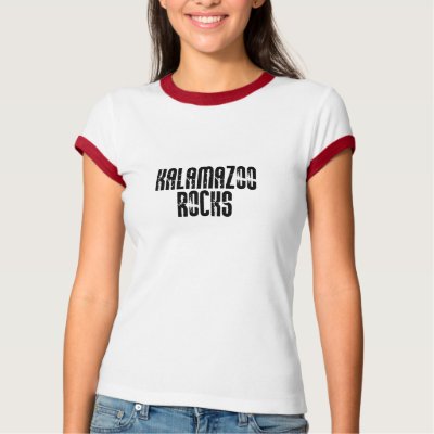 Kalamazoo Michigan Rocks T-shirt by placetshirts10