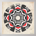 Kaleido Remix Vintage Print