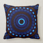 Kaleidoscope 4 abstract (blue) Pillows