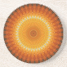 Kaleidoscope ~ cream Coaster
