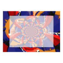 kaleidoscope hand playing red keyboard orange blue custom invite