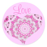Kaleidoscope Heart stickers
