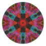 Kaleidoscope round sticker