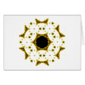 Kaleidoscope Skull Mandalas Gold Lace cards