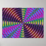 Kalidescope Butterfly Small Poster