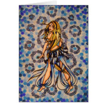 Kalila Belly Dancer Greeting Cards