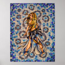 Kalila Belly Dancer Poster posters