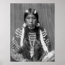 Kalispel Indian Portrait, 1910 Posters