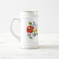 Kalocsa Embroidery - Hungarian Folk Art Mugs