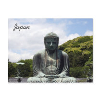 kamakura sitting buddha postcard