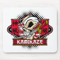 Kamikaze Skull Mouse Pad