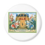 Kamm's Ale Beer Vintage Drink Ad Art Fridge Magnet