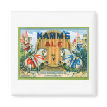 Kamm's Ale Beer Vintage Drink Ad Art Refrigerator Magnet