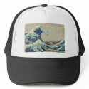 Kanagawa Wave by Katsushika Hokusai hats